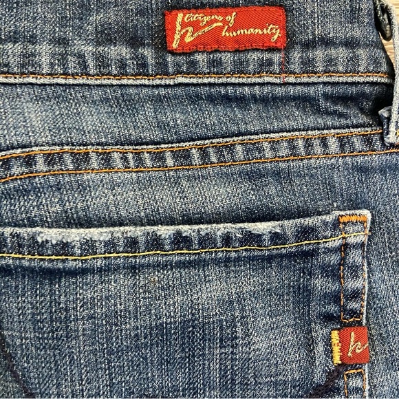 Citizens Of Humanity Low Rise Boot Cut Jeans Size 31x32 - Picture 4 of 8